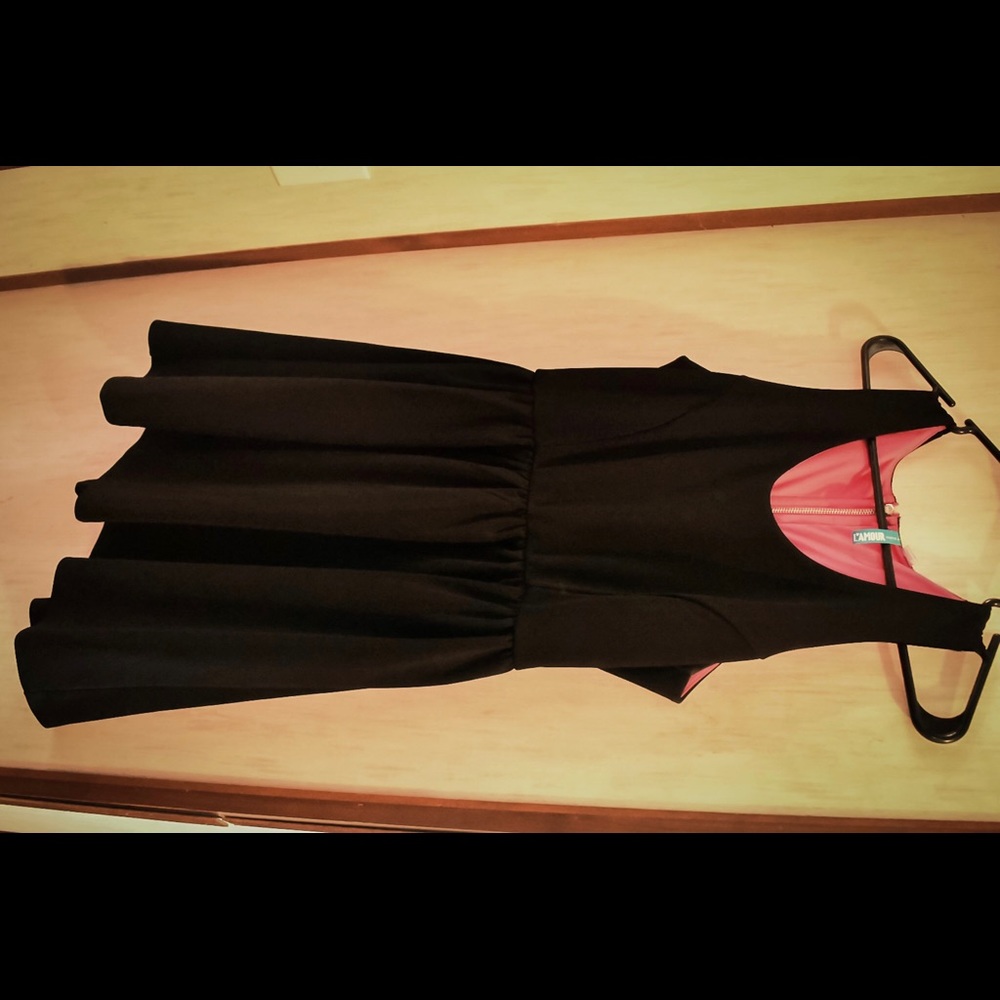 L’amour Mini Black Dress